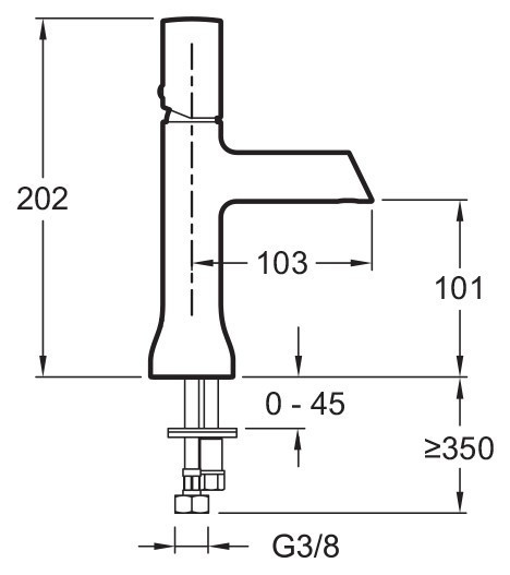 Смеситель для раковины Jacob Delafon Toobi E7329-CP