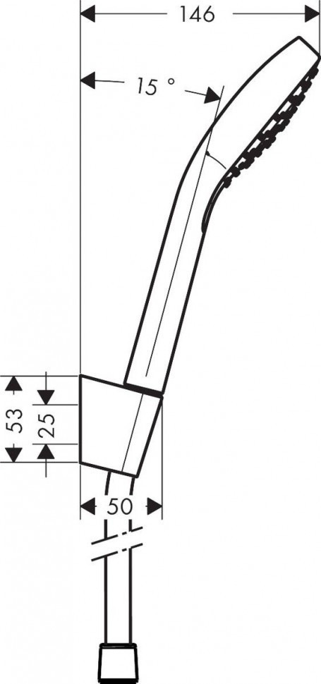 Душевой гарнитур Hansgrohe Croma Select E 26424400