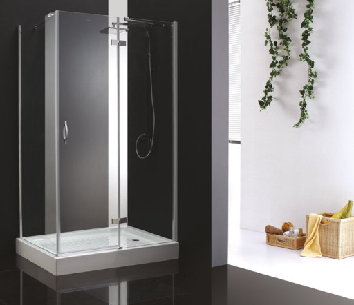 Душевой уголок BERGAMO-AH-1 Cezares BERGAMO-W-AH-1-100/80-C-Cr-R