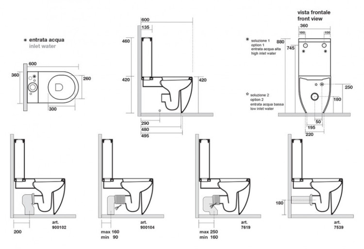 Унитаз компакт Kerasan Flo 3117