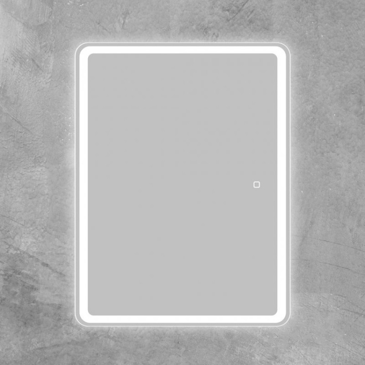 Зеркальный шкаф с двумя распашными дверцам, с двумя стекл. полками, со встр. подсветкой и сенсорным выключателем SPC-MAR-800/800-2A-LED-TCH, 12W,220-240V BelBagno SPC-MAR-800/800-2A-LED-TCH