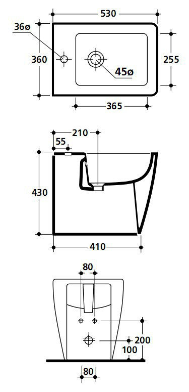 Биде Kerasan Ego 3220
