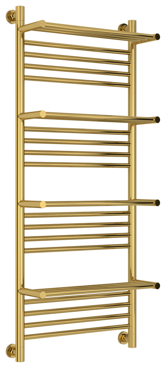 Полотенцесушитель водяной Сунержа Богема 4 полки+ 1200х500 Золото