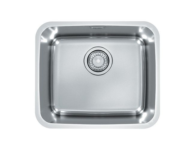 Мойка LUNO 20 SAT 90 FI 340X400 в комплекте с сифоном 1130550,