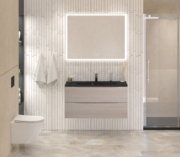 Раковина из литьевого мрамора, 1000x450x150 BelBagno BB1000/445-LV-MR-PR
