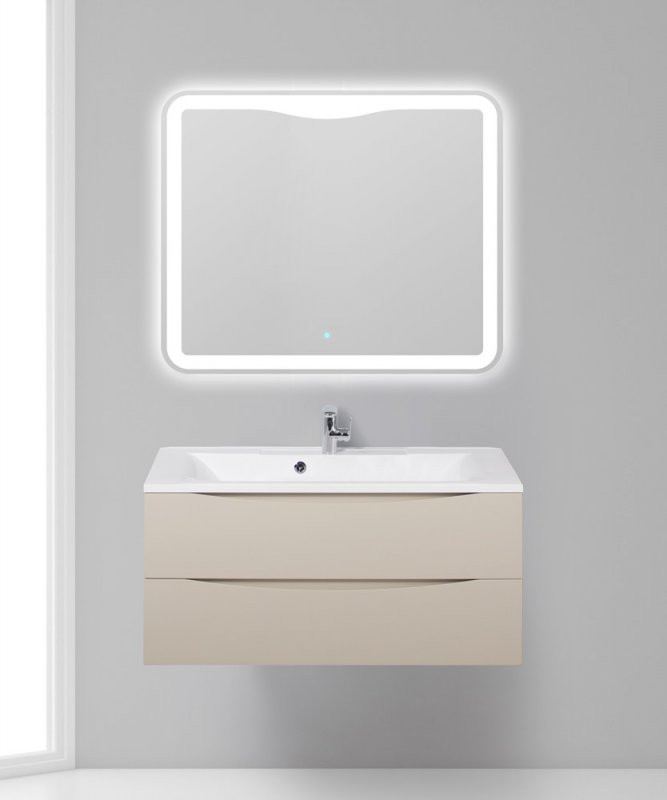 Раковина из литьевого мрамора, 1000x450x150 BelBagno BB1000/445-LV-MR-PR