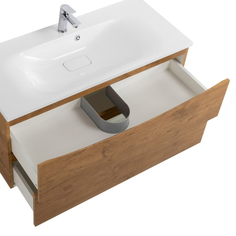 Раковина из литьевого мрамора, 1000x450x150 BelBagno BB1000/445-LV-MR-PR