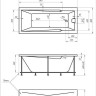 Акриловая ванна 1MarKa Raguza 180х80