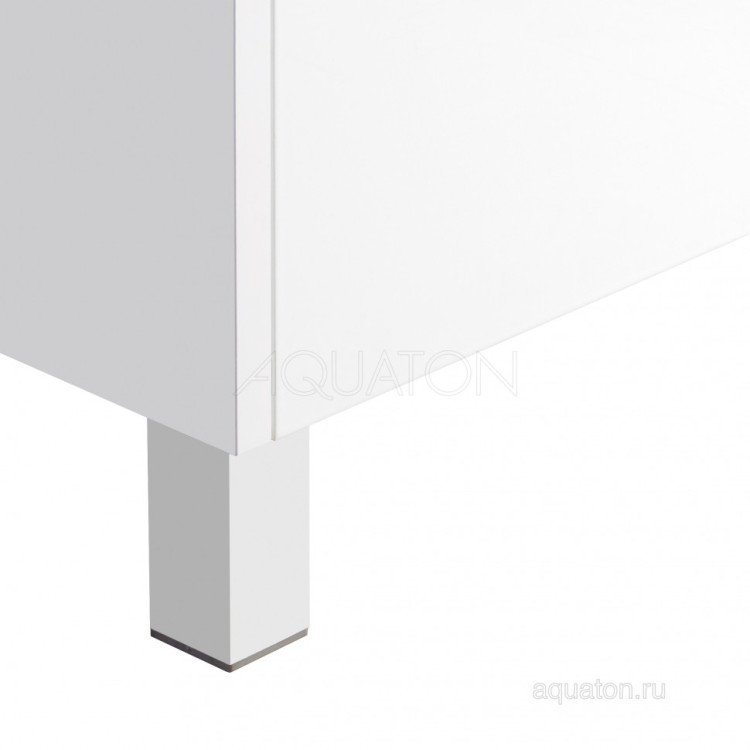 Тумба под раковину AQUATON Капри 80 белый глянец 1A230201KP010