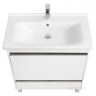 Тумба под раковину AQUATON Капри 80 белый глянец 1A230201KP010