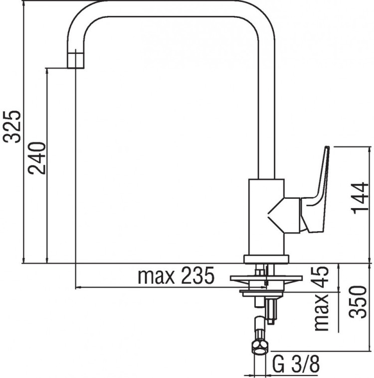 Смеситель для кухни  Nobili Nobi NB84134CR