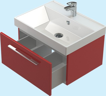 Тумба Astra Form Соло 70 ЦВ RAL выдвижной ящик