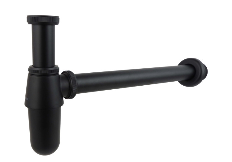 Сифон Aquatek, матовый черный AQ6011MB