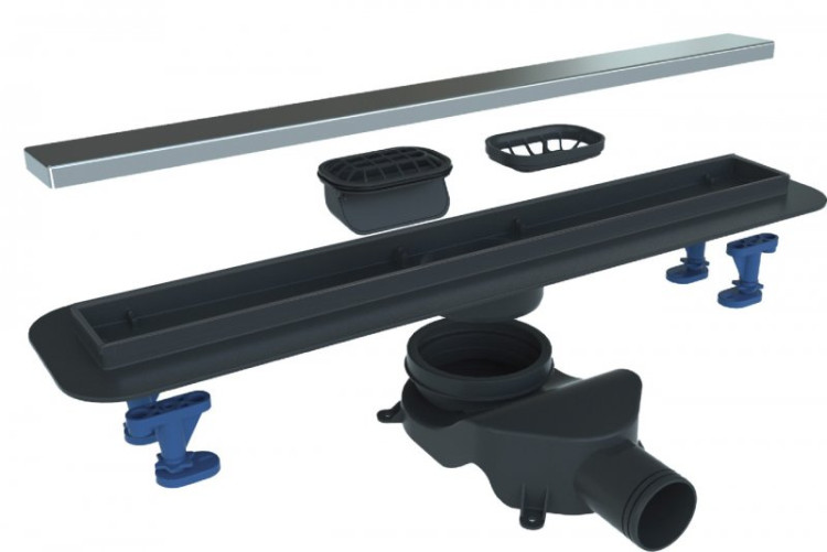 Душевой лоток BELBAGNO LUCE 90 см Cezares BB-LD-LUCE-90-NERO