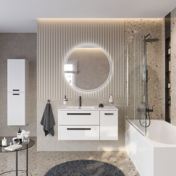 Керамическая раковина, чаша слева Cezares CZR-8095-100-L