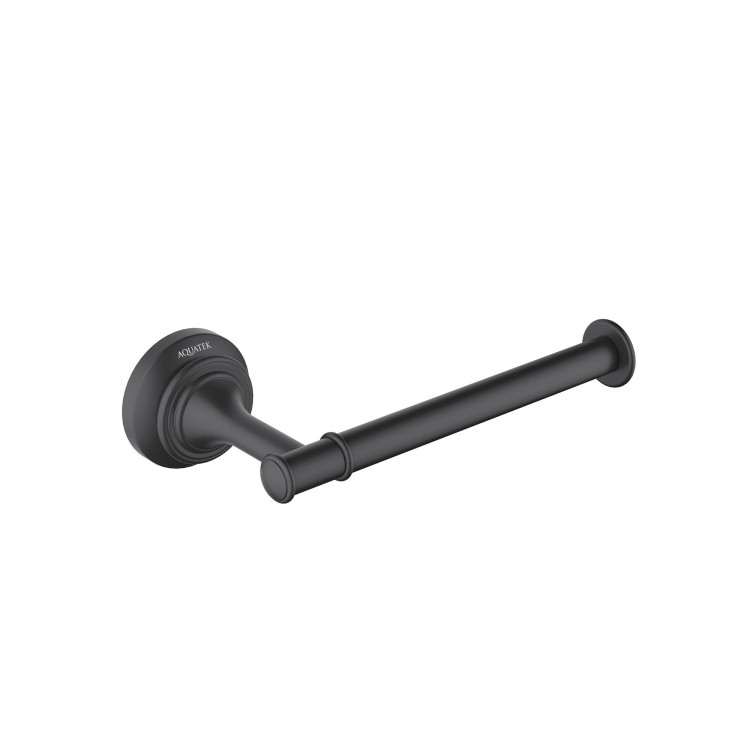 Бумагодержатель Aquatek матовый черный AQ4508MB Классик