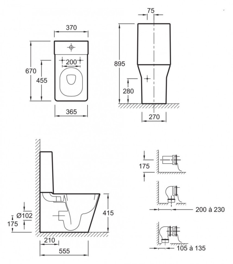 Унитаз Jacob Delafon Reve 5033K-00