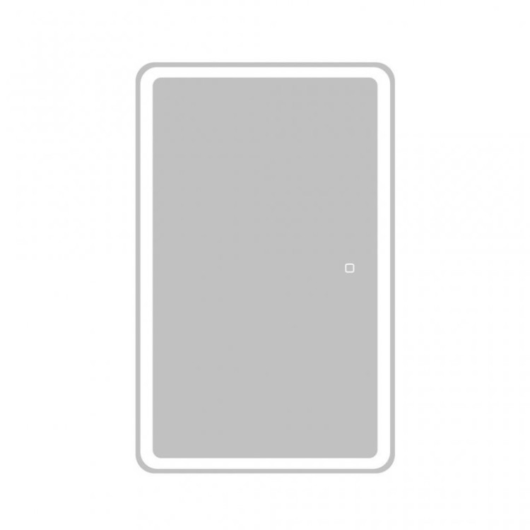 Зеркальный шкаф с одной распашной дверью, с четырьмя стеклянными полками, со встроенной подсветкой и сенсорным выключателем, 12W, 220-240V BelBagno SPC-MAR-450/1600-1A-LED-TCH