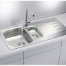 Мойка LINE 10 NAT-90 980X500 в компл. с сифоном 1130555,