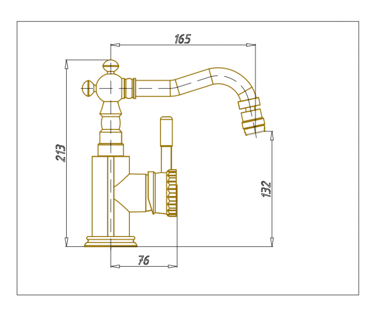 Смеситель для биде Bronze de Luxe Windsor 21688