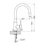 Смеситель для мойки ALVEUS DELOS - P G81 CONCRETE,