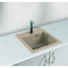 Мойка ALVEUS GRANITAL ATROX 20 TERRA - G22 470 X 500 1X в комплекте с сифоном 1132823,