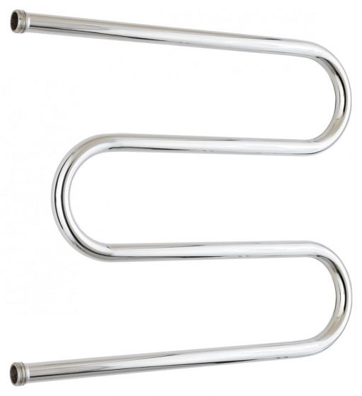 Полотенцесушитель водяной Стилье М-образный 500х650 резьба-сгон 1&quot; Без покрытия