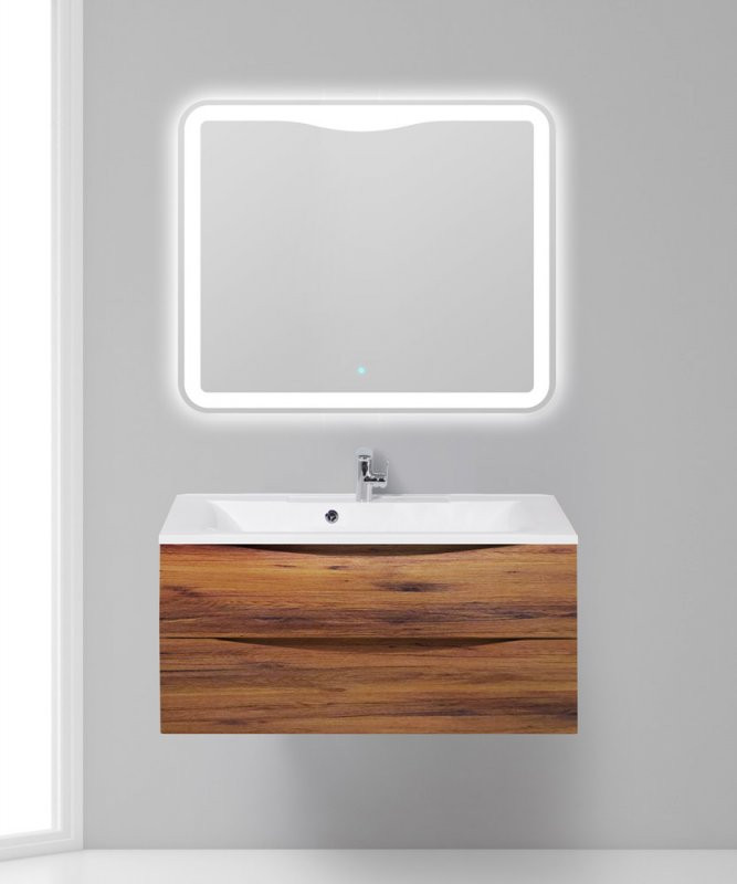 Раковина из искусственного камня 1000x455x150 BelBagno BB1000/445-LV-ART-PR-NERO