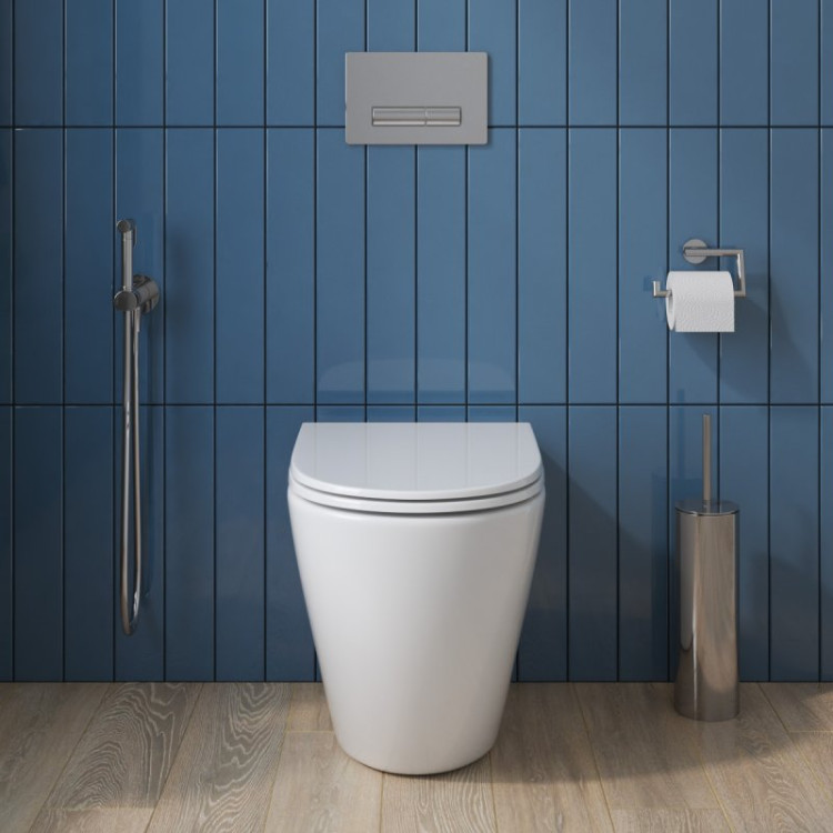 Сиденье быстросъемное, дюропласт, soft close, металлическое крепление Cezares BB865SC