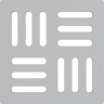 Решетка для cливных трапов из нержавеющей стали 102×102 мм, нержавеющая сталь Alcadrain MPV011