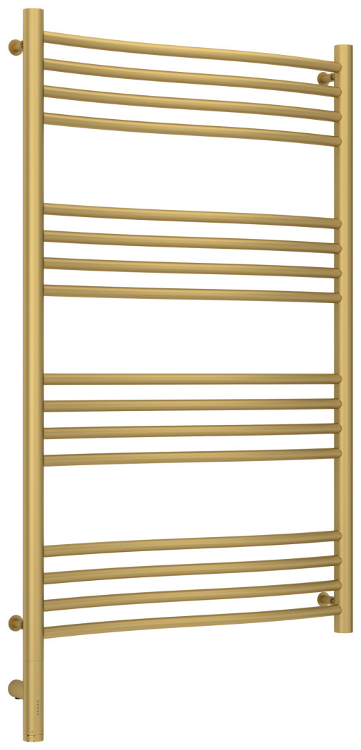 Полотенцесушитель электрический Сунержа Флюид 3.0 1000х600 МЭМ левый Матовое золото