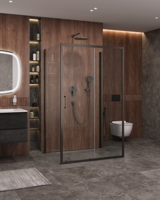 Душевой уголок MOLVENO-AH-12 Cezares MOLVENO-AH-12-150/90-P-Cr