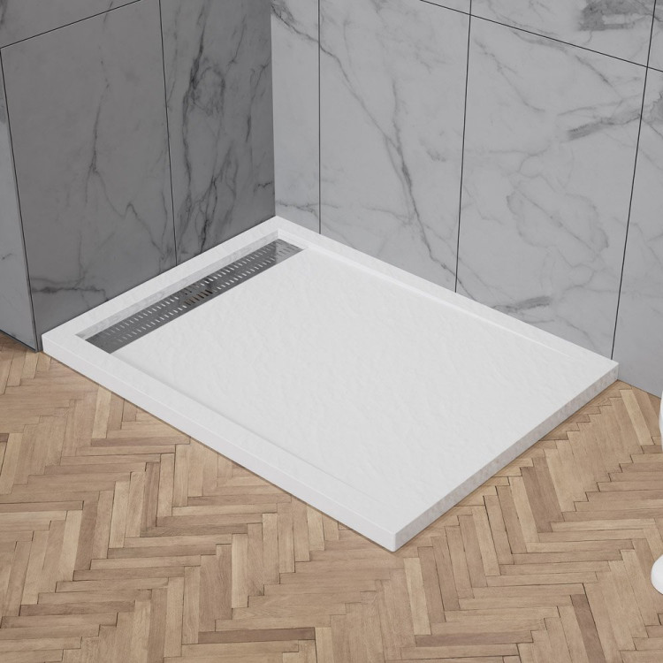 Акриловый поддон без сифона Cezares TRAY-BB-DUE-AH-120/90-4-W0