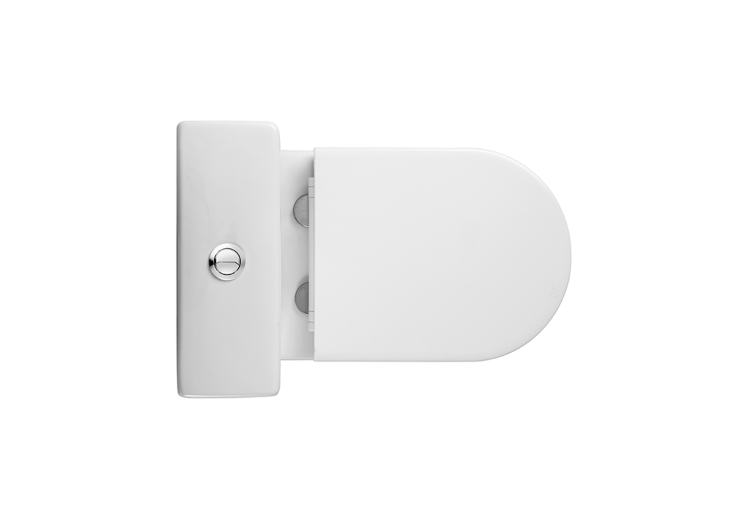 Унитаз напольный ободковый с бачком Aquatek ЛЕОН AQ2785-00 595*370*815 мм, горизонтальный выпуск, тонкое сиденье с механизмом плавного закрывания, крепеж