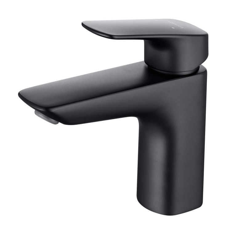 Cмеситель для раковины 97 без донного клапана Aquatek, черный матовый AQ1010MB ВЕГА