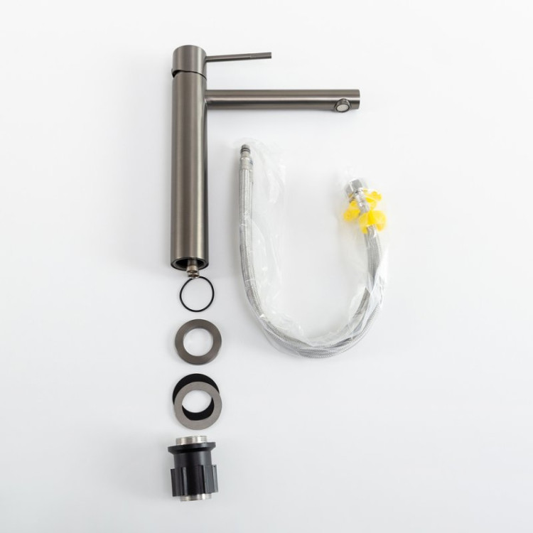 Смеситель для накладной раковины без донного клапана Cezares RELAX-LC2-BORO-W0