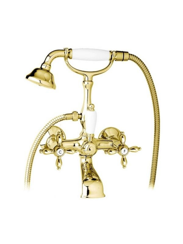 Смеситель для ванны с ручным душем Cezares NOSTALGIA-VD-01-Bi