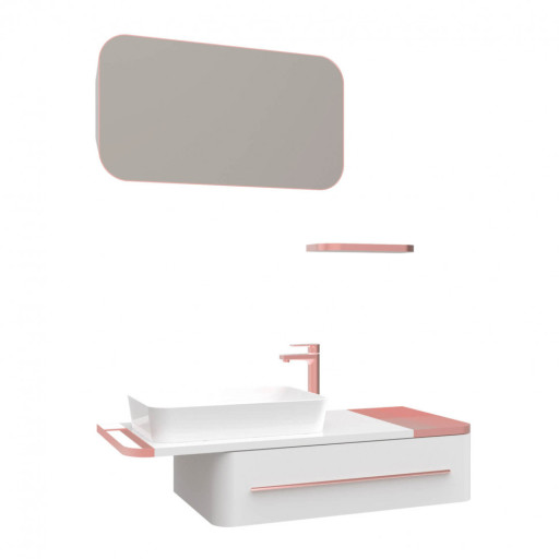 Нижний модуль с раковиной AL0120.01.BBR ЗОЛОТО+UL060