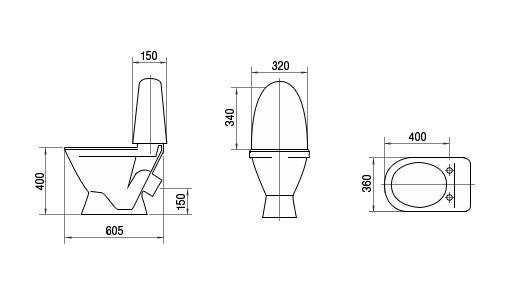 Унитаз Sanita Виктория комфорт VICSACC01030711