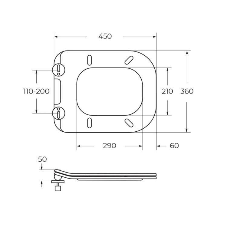 Чаша унитаза с горизонтальным выпуском P-Trape BelBagno BB120CPR