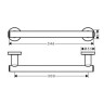 Поручень для ванны Hansgrohe Logis Universal 41713000