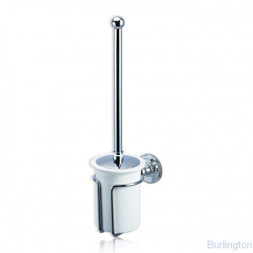 Керамическая колба с ершиком, прикрепляемая к стене [A8 CHR]