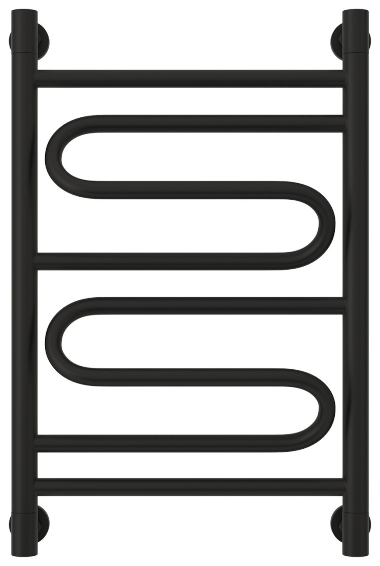 Полотенцесушитель водяной Сунержа Элегия+ 600х400 Матовый чёрный
