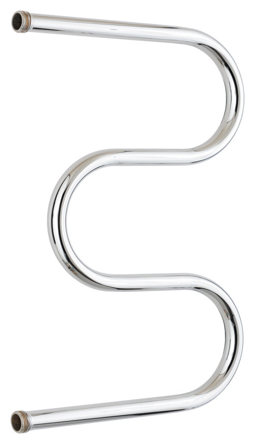 Полотенцесушитель водяной Стилье М-образный 600х400 резьба-сгон 1&quot; Без покрытия