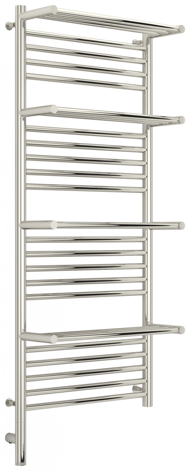 Полотенцесушитель электрический Сунержа Богема с 4 полками 3.0 1200х500 / МЭМ левый Без покрытия
