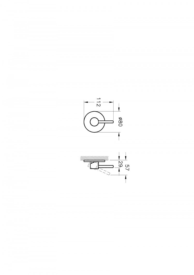 Встроенный смеситель, внешняя часть