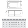 Акриловая ванна Relisan Tamiza 170х75