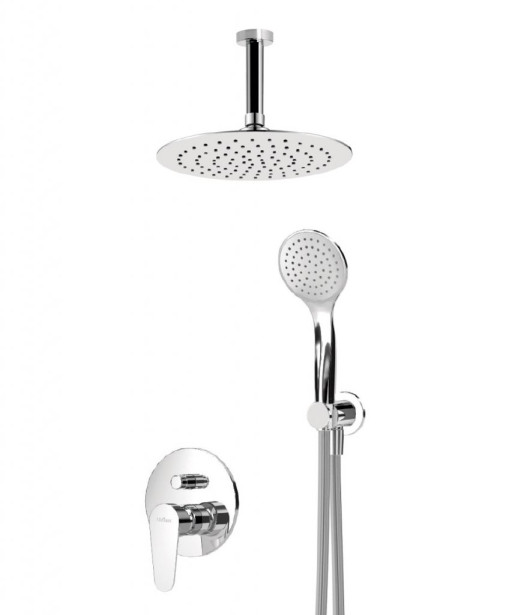 Душевая система с дивиатором для верхнего и ручного душа, потолочный верхний душ из ABC Cezares CZR-B-DSIS-NOP