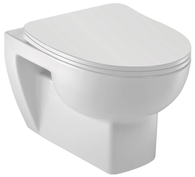 Подвесной унитаз без обода, 54 х 36,5 см Jacob Delafon ODEON UP E4570-00