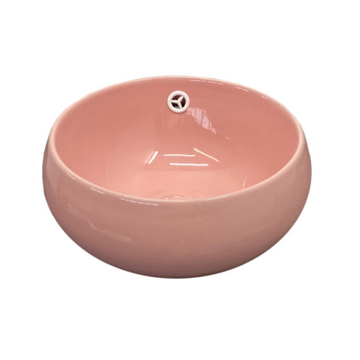 COMFORTY. Раковина детская COMFORTY 5004P (розовая), с донным клапаном